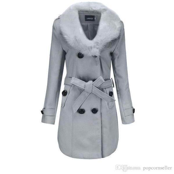 

casual heating type slim long and warm fashionable womens coats clothing plus size womens winter coats fashion, Black