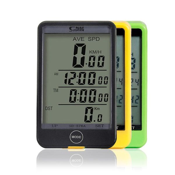

mtb cycling computer multifunctional luminous large screen bicycle speedometer bicycle code table riding speedometer drop ship