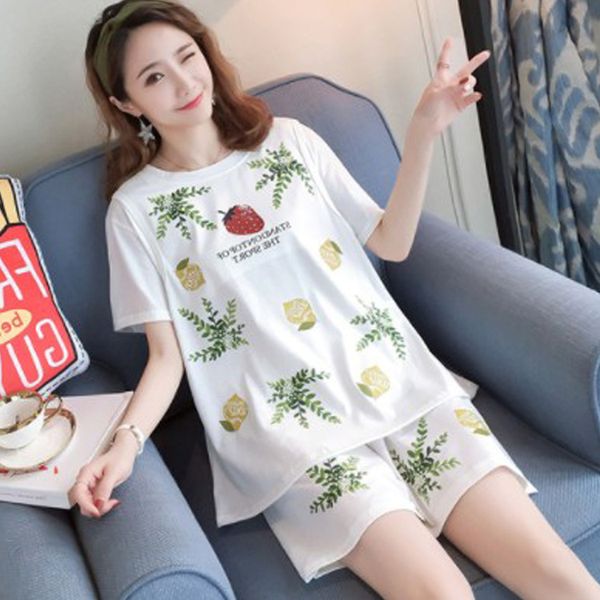 Umstandsmode Pyjamas 2019 Sommer neue koreanische Version der Flut Mutter Monat Kleidung Baumwolle Stillen zu Hause Service schwangere Frauen Anzug