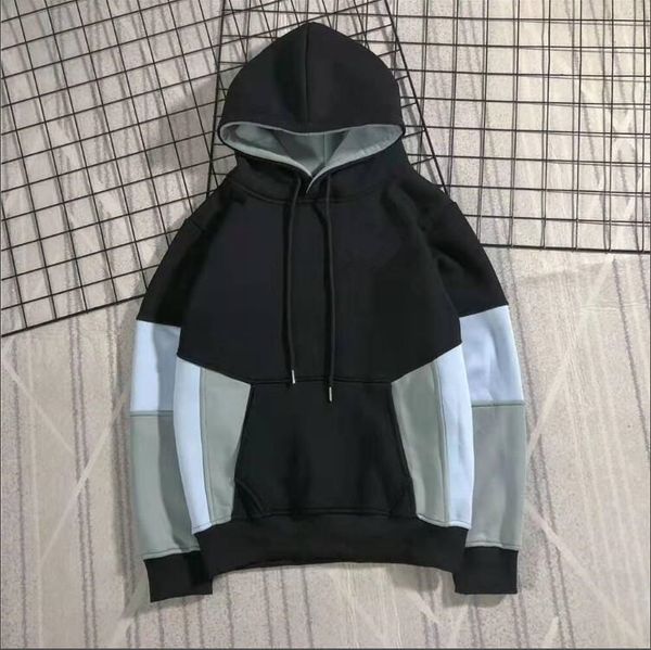 

2019 new lp20219 spring couple casual hoodies men/women hooded women's sweatshirt long-sleeved winter velvet coat, Black