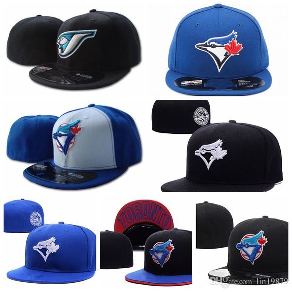 

2019 lastest styles blue jays бейсболки спортивные летний стиль мужские горс кость женщины хип-хоп встроенные шляпы, Blue;gray