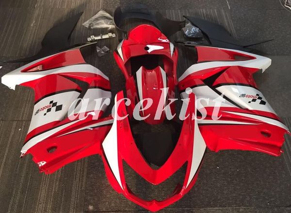 

новые комплекты abs литье под обтекателем для kawasaki ninja 250 2008 - 2014 zx 250r спортивного мотоцикл обтекатели набора ex250 08-14 крас