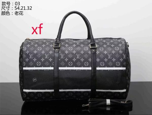 

54cm large capacity women travel bags famous classical designer men shoulder duffel bags carry on luggage keepall 8865