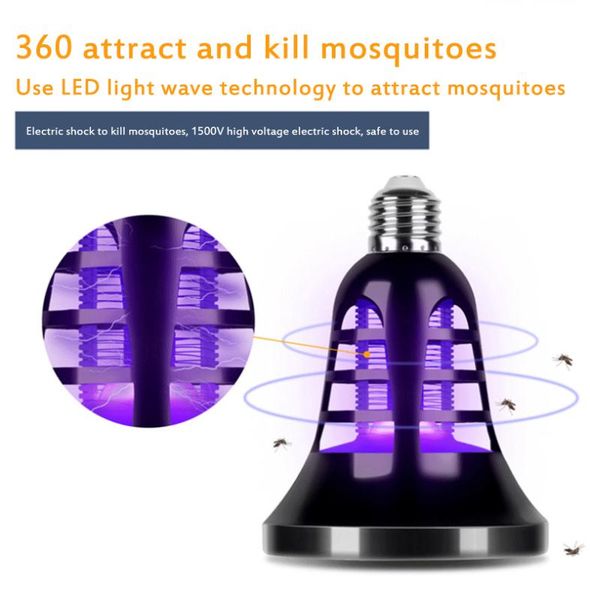 

1pcs electric mosquito killer lamp lighting dual purpose led type household insect killer usb-5v 110v/220v usb