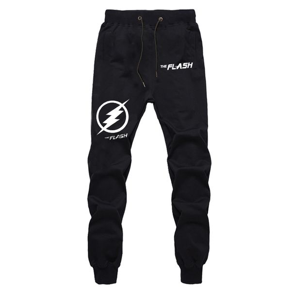 

the flash pants new summer fashion barry allen sports sweat breathable pants jogger jogging long trousers, Black