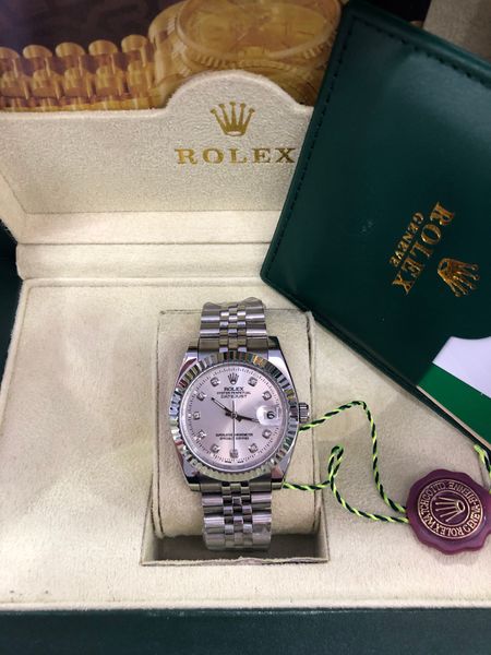 

2020 original wooden box president 116518 day date just diamonds watch 41mm/36mm men stainless diamond bezel automatic male watche
