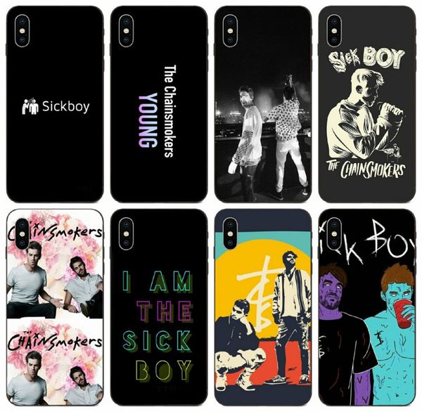 

[tongtrade] the chainsmokers case for iphone 8s 7s 6s plus x xs 11 pro max samsung a90 a9s alpha g850 honor 10 20 lite htc m9 plus 1pcs case
