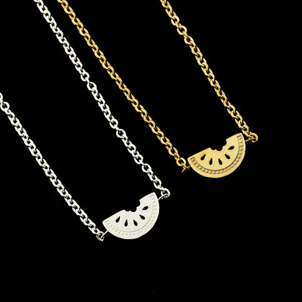 

wholesale 10 new to woman watermelon bracelet minimalist fruit bracelet glamour woman stainless steel jewelry bijoux femme, Black