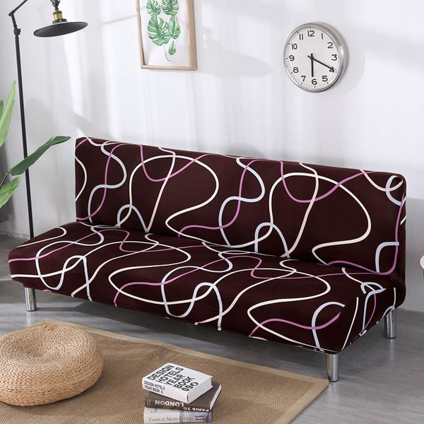 

160-190cm printed sofa bed covers foldding elastic slipcovers couch covers stretch furniture for living room