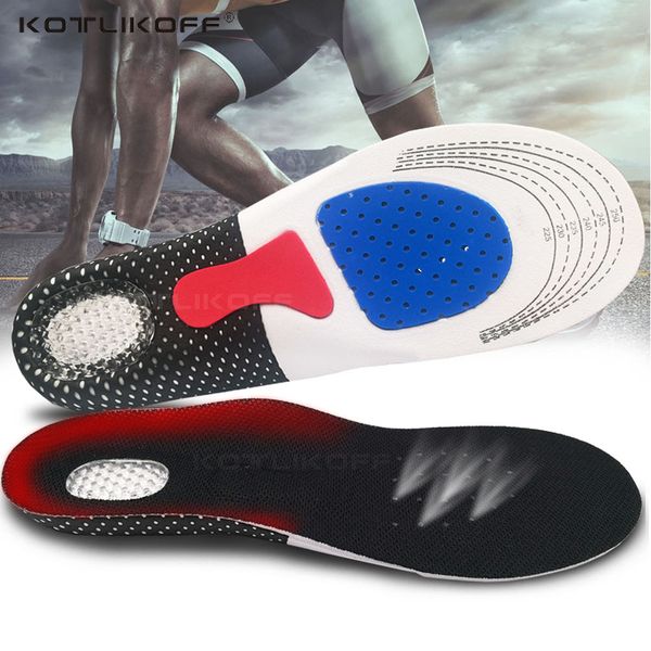 

eva silicone insoles gel shoe pads orthopedic insole deodorant massage absorber shoes insoles orthopedic men women, Black