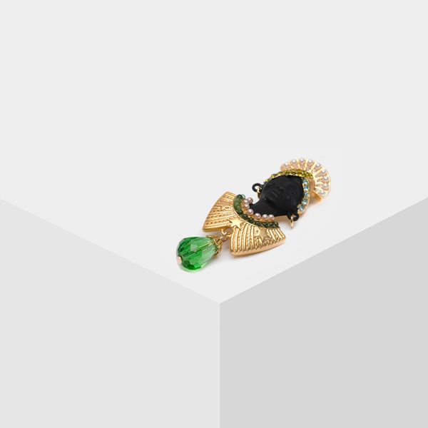 

аморита бутик винтаж blackmour золотой цвет новый дизайн броши sh190721, Gray