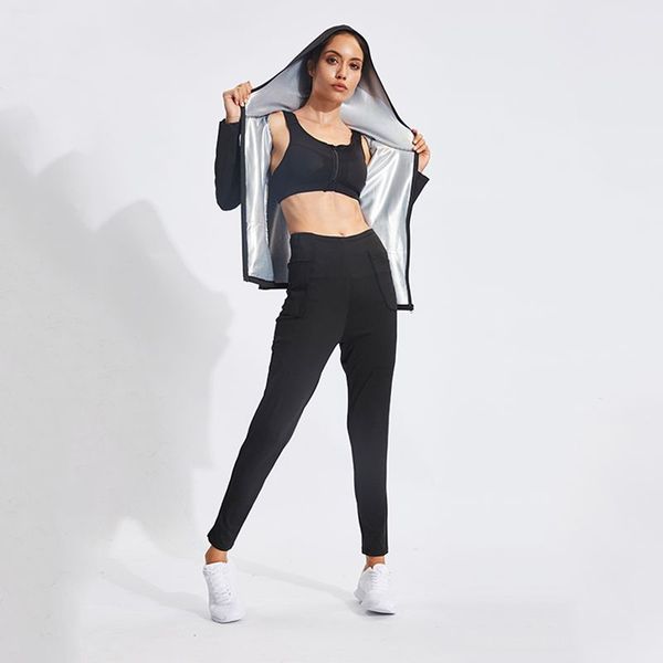 

quick dry yoga shirt women long sleeve sport fitness running shirts vest breathable tracksuit with hat, White;red