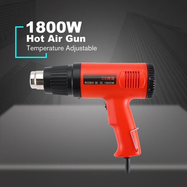 

1800w temperature adjustable electric air gun heat air blower shrink paint stripper thermal power tool au plug sale