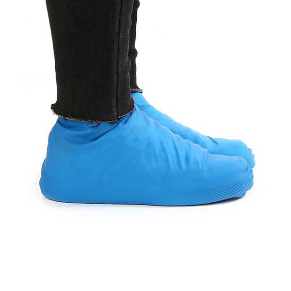 

waterproof shoe cover latex silicone material shoes protectors rain boots for indoor outdoor rainy days 1 pair, White;pink