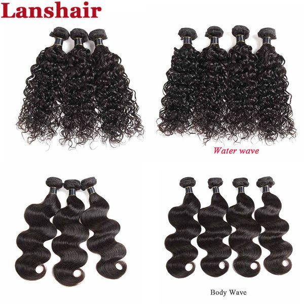 

индийские человеческие волосы 3/4 пучки перуанские девственные наращивание волос водяная волна перуанская объемная волна дешевые перуанские, Black