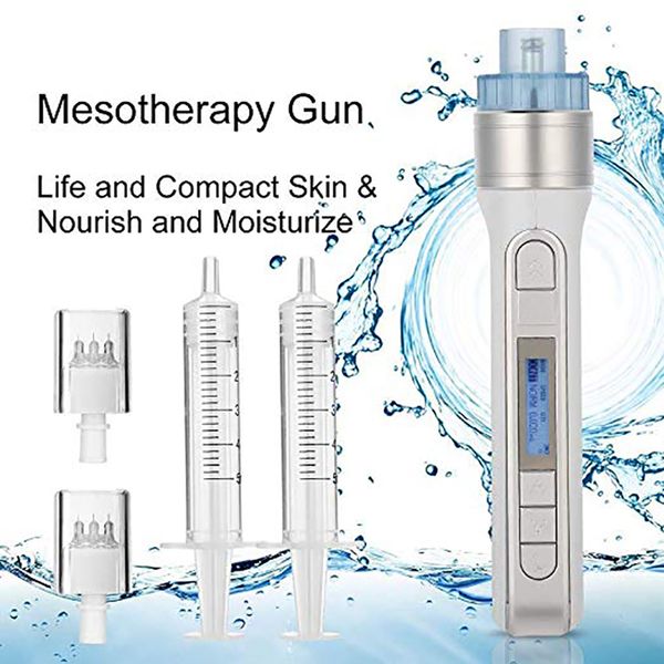 

portable skin injector, water mesotherapy gun injection, facial treatment machine wrinkle removal eye bag mesogun