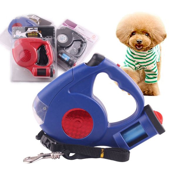 

pet automatic tractor retractable dog leash chain pet leash dog traction rope walk extending lead rope