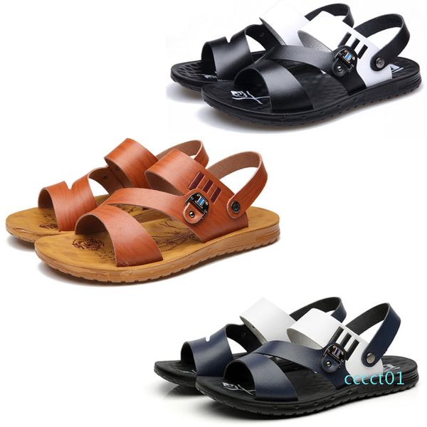 

outdoor sandals men fashion mixed color sandals man summer soft men sandal comfortable breathable man male non slip ct1, Black