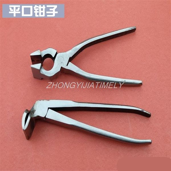 

clamping pliers , flat nose pliers , wide nose curved shoes leather tools
