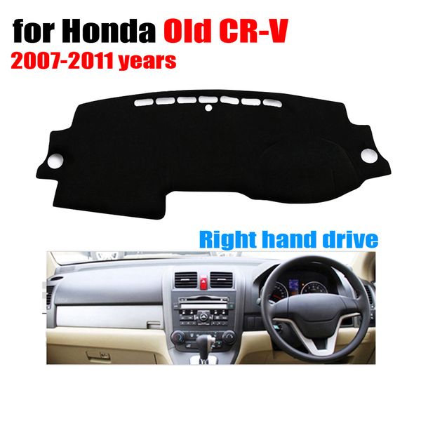 

rkac car dashboard covers for old cr-v 2007-2011 years right hand drive dash mat covers auto protector accessories