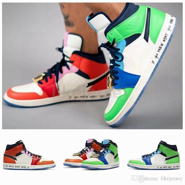 

2020 melody ehsani x fearless 1 mid mens basketball shoes 1s mandarin duck gold watch splicing men women designer sport sneakers size 36-45