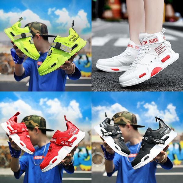 

spring high sneakers mens shoes casual for adults tenis masculino breathable mesh fashion casual men shoes, Black