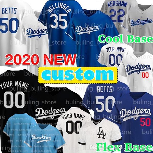 

Пользовательские Лос-Анджелес 35 Коди Bellinger Dodgers Джерси 10 Джастин Тернер 22 Клейтон Kershaw Walker Бюлер 50 Mookie Беттс 14 Энрике Хернандез