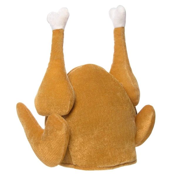 

plush roasted turkey hats thanksgiving halloween costume holiday trot accessory
