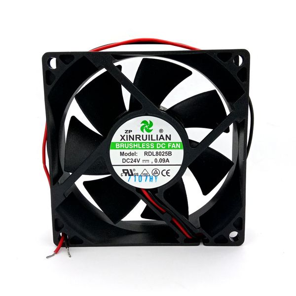 Novo Original RDL8025B 80x80x25MM DC48V 0.09A 2Liens Inverter ventilador de refrigeração