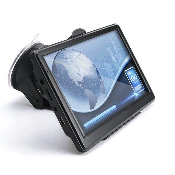 

windows system 7" hd touch screen bluetooth truck car black gps navigation navigator with sunshade