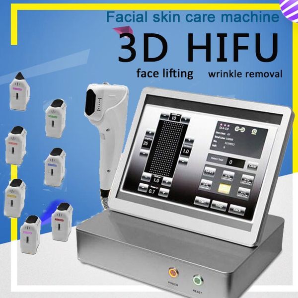

2020 multifunction 10000 s 3d hifu face wrinkle removal ultrasound face lifting beauty machine with 11 lines adjusting