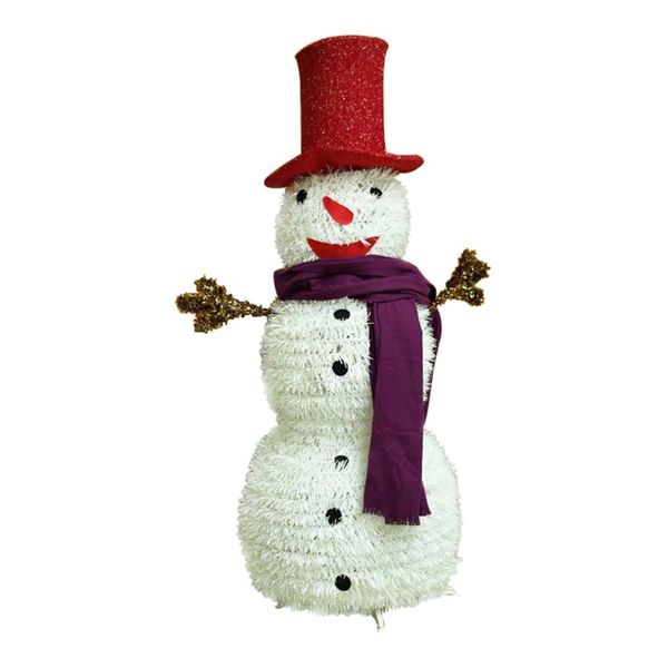 

huge foldable pvc snowman deco figurine minifigure miniature diy craft