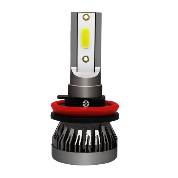 

mini h11 led headlight conversion kit cob bulb 90w 12000lm white high power 6000k fog lamp car accessories 24v