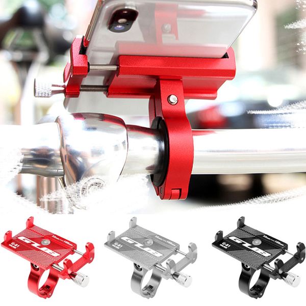 

practical new universal bicycle phone mount holder mtb mountain bike motorcycle handlebar clip stand for 3.5" to 7.5" smartphone