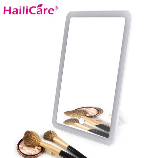 

rechargeable led touch screen makeup mirror professional vanity mirror led light health beauty adjustable 180 rotating