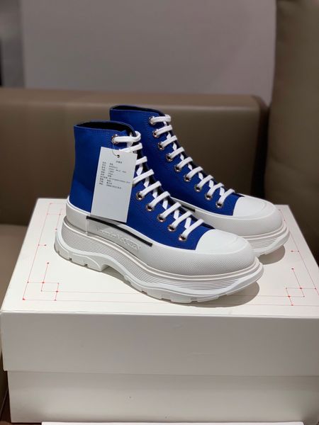 

2020 new high-end luxury ladies men's casual outdoor jogging sports canvas shoes triple fashion designer platform shoes wild style mnvc, Black