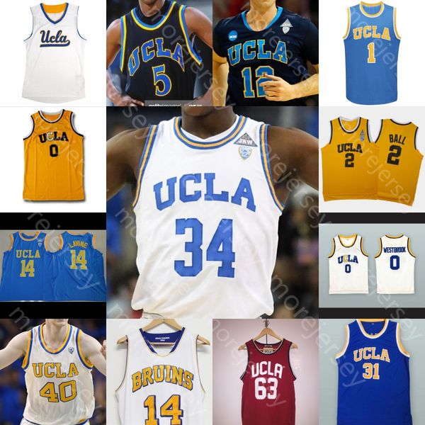 

custom ucla basketball jersey ncaa college westbrook ball smith holiday lavine love powell abdul-jabbar jalen hill collison davis johnson, Black;red