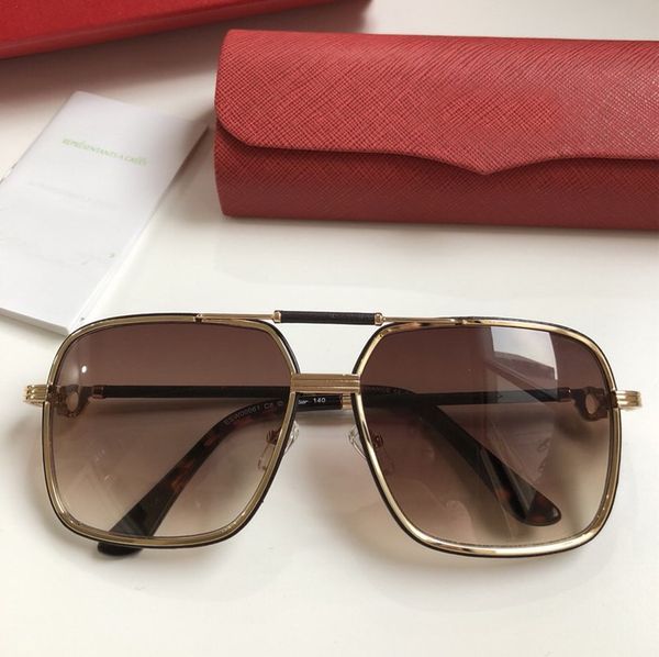 

2018 woman vintage eyeglasses frames wood sunglasses wood half rim eyeglasses plated santos in box numc181128-22, White;black