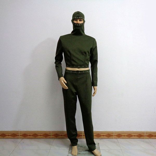 

jojo's bizarre adventure secco christmas halloween uniform outfit cosplay costum, Black;red