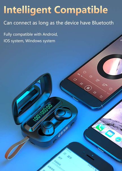 

новое горячего bluetooth гарнитуры ухо частной формы tws экран пользовательского питания печати сенсорного f9 стандартная версия 5.0