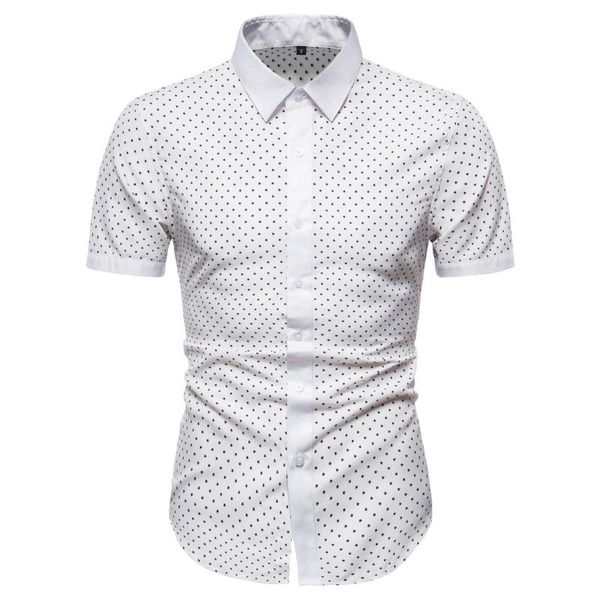 

ys071 summer clothing large size short-sleeved shirt five-pointed star printing men's european size men shirt, White;black