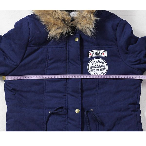 

женская дизайнерская зимние пальто женщин вниз пальто женщин способа куртки искусственного меха с капюшоном воротник повседневный длинный хл, Black