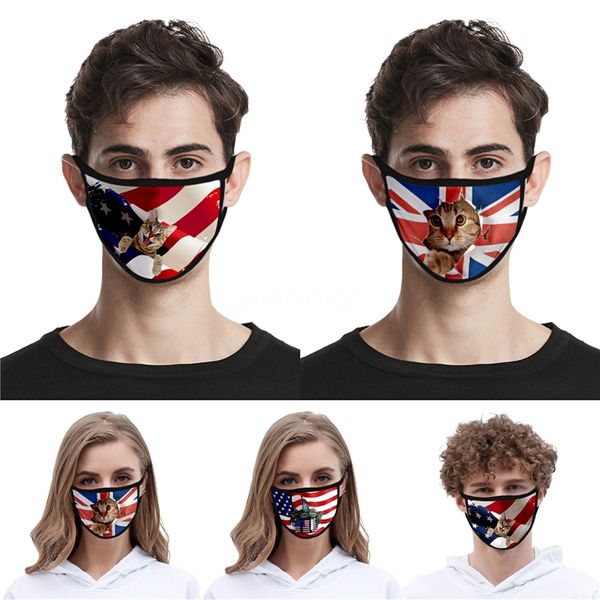 

2020 new elastic mascherine mouth masks camo print designer 4 layer earloop dust filtrition face mask for man woman#aq607