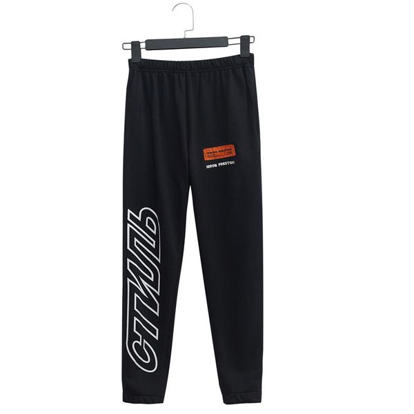 

Mens Designer Track Pants Heron Preston Male Running Pants Spring Autumn Letter Print Mens Sports Pants