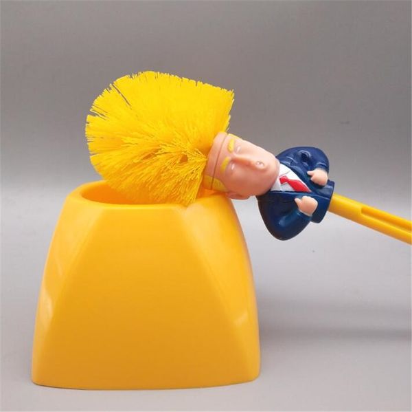 

long handle with base toilet cleaning trump brush bathroom l high-grade plastic toilet trump brush set promotion#796