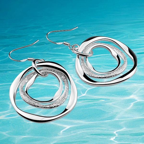 

pure silver round earrings.fashion jewelry 925 earring.925 sterling silver earring for women.women's clothing & accessories