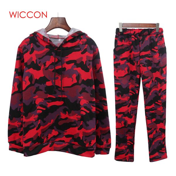 

camouflage hoodie 2020 spring and autumn new women's suits velvet casual sweatshirts two-piece hoodies pullover, Black