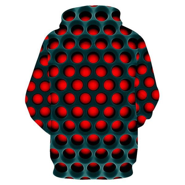 

mens hoodies terry jumpers fashion sweatshirts honeycomb pattern for men women hooded hoodie winter s-3xl wholesale, Black