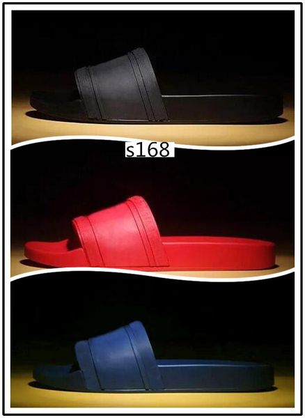 

brand2020 men beach slide sandals medusa scuffs slippers mens red black beach fashion slip-on designer sandals 05
