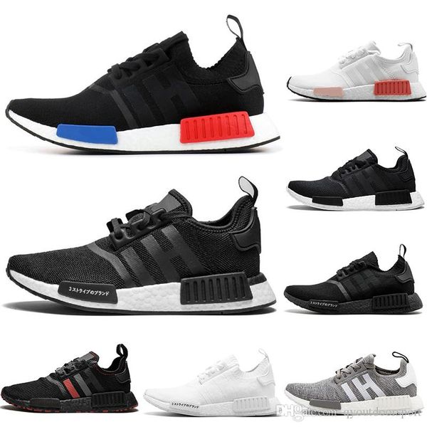 

2019 люкс оптовая r1 обувь nmd япония красный thunder бред обувь tri-color green camo runner r1 pk low мужские женские классический spor